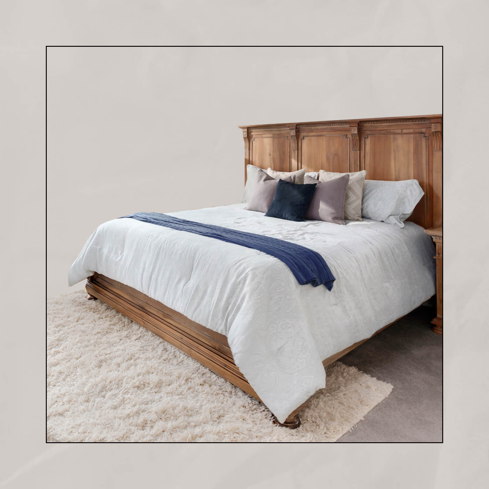 How To Find The Perfect Rug Size For Your King Size Bed According To 